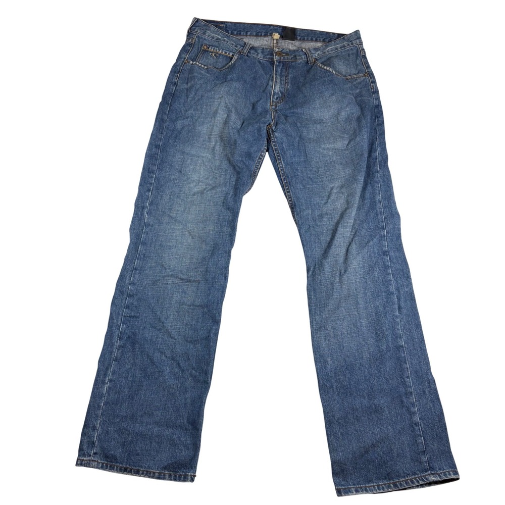 O'Neill Jeans Mens 36x31 Y2K Bootcut Blue Surf Skate Denim Distressed Vintage - Picture 1 of 10